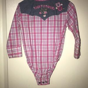 Western Wrangler baby shirt 6-9M